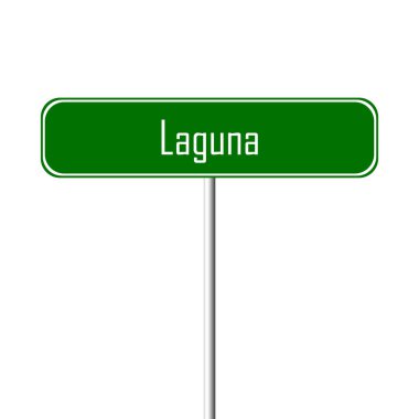 Laguna şehir işareti - yer-adı