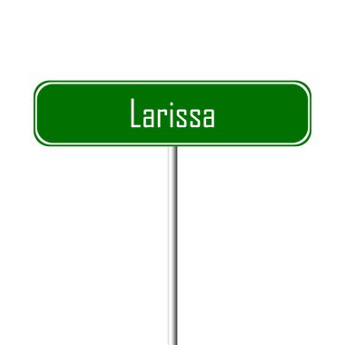 Larissa şehir işareti - yer-adı
