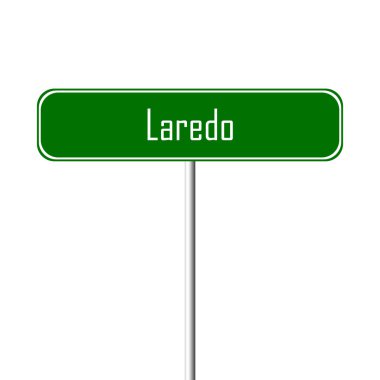 Laredo şehir işareti - yer-adı