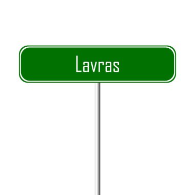 Lavras şehir işareti - yer-adı
