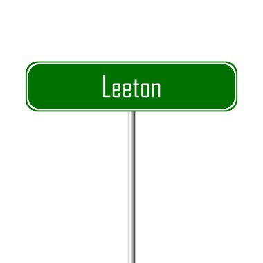 Leeton şehir işareti - yer-adı