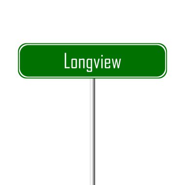 Longview şehir işareti - yer-adı