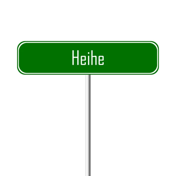 Heihe Town Sign Place Name Sign — Stock Photo, Image