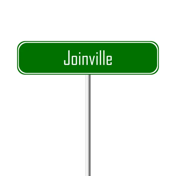 Joinville Město Místní Jméno Zaregistrovat — Stock fotografie