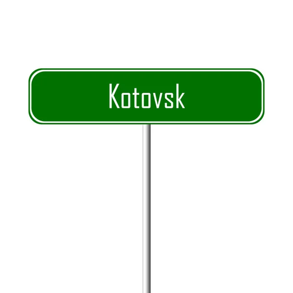 Kotovsk Město Místní Jméno Zaregistrovat — Stock fotografie