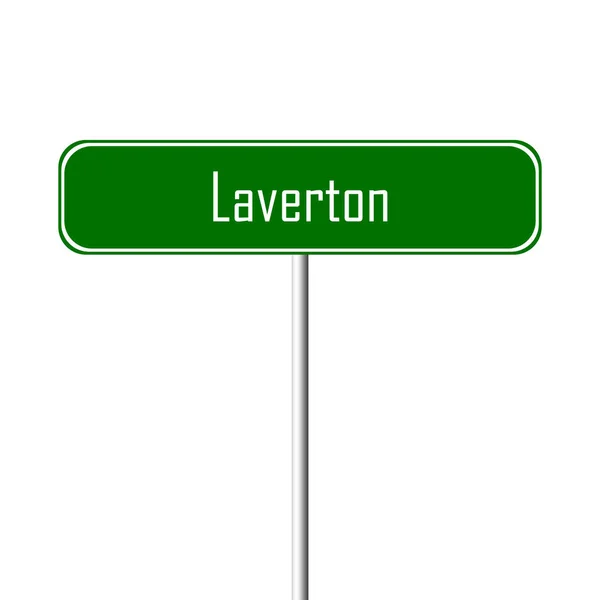 Laverton Město Místní Jméno Zaregistrovat — Stock fotografie