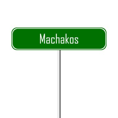 Machakos şehir işareti - yer-adı
