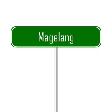 Magelang şehir işareti - yer-adı