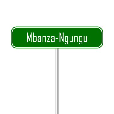 Mbanza-Ngungu şehir işareti - yer-adı