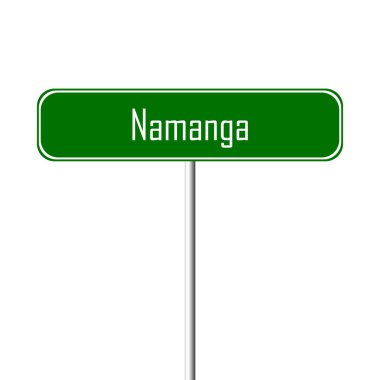 Namanga şehir işareti - yer-adı