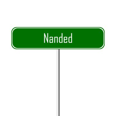 Nanded şehir işareti - yer-adı