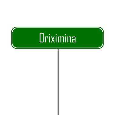 Oriximina şehir işareti - yer-adı