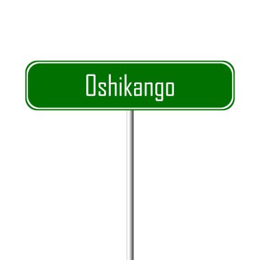 Oshikango şehir işareti - yer-adı
