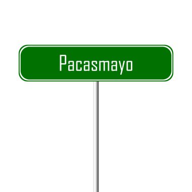 Pacasmayo şehir işareti - yer-adı