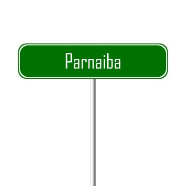 Parnaiba şehir işareti - yer-adı