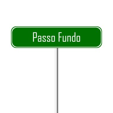 Passo Fundo şehir işareti - yer-adı kayıt