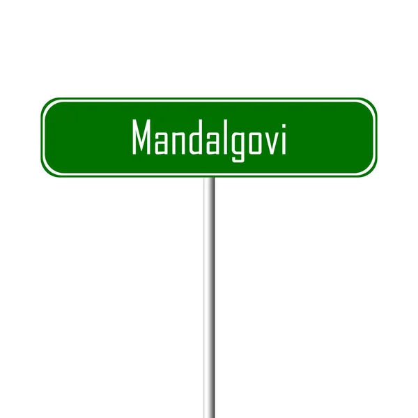 Mandalgovi Város Hely Neve Regisztrál — Stock Fotó