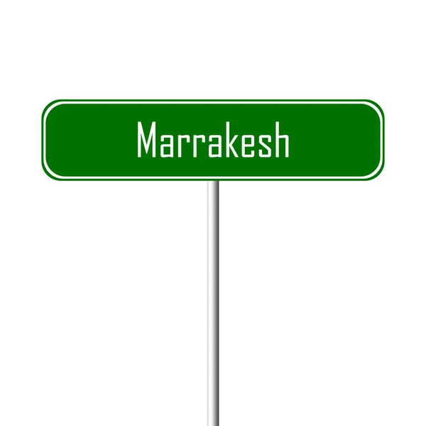 Marrakesh Város Hely Neve Regisztrál — Stock Fotó