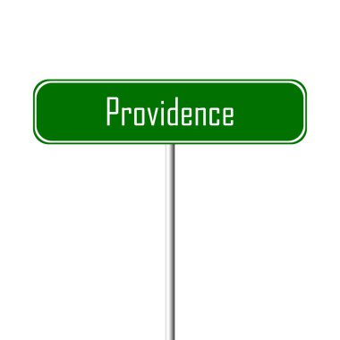 Providence şehir işareti - yer-adı
