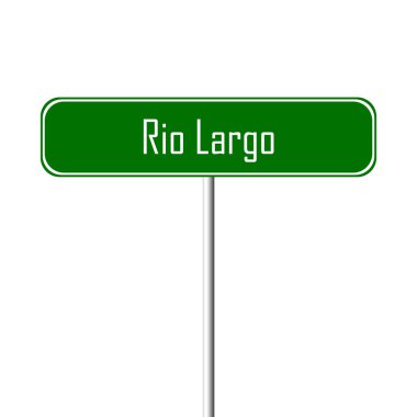 Rio Largo şehir işareti - yer-adı