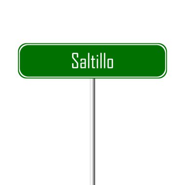 Saltillo şehir işareti - yer-adı
