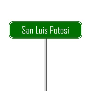 San Luis Potosi şehir işareti - yer-adı kayıt