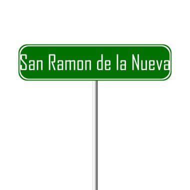 San Ramon de la Nueva Oran Town işareti - yer-adı