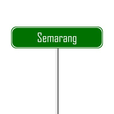Semarang şehir işareti - yer-adı
