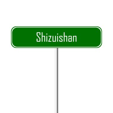 Shizuishan şehir işareti - yer-adı