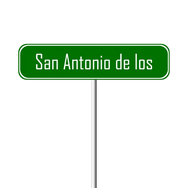 San Antonio Los Cobres Town Sign Place Name Sign — Stock Photo, Image