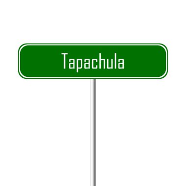 Tapachula şehir işareti - yer-adı