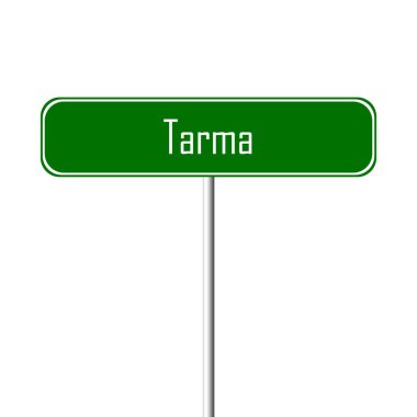 Tarma şehir işareti - yer-adı