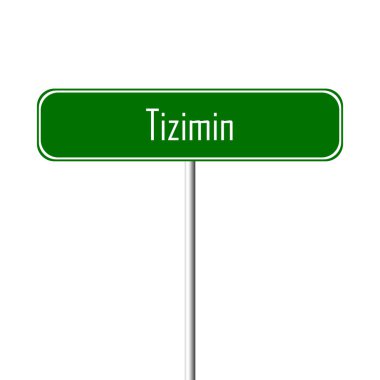 Tizimin şehir işareti - yer-adı