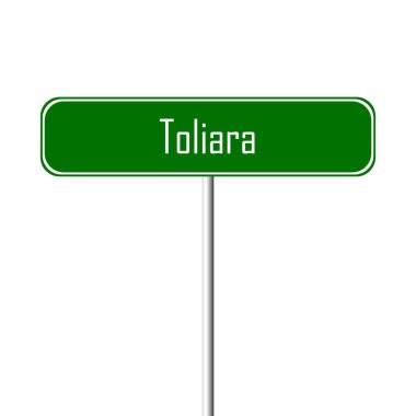 Toliara şehir işareti - yer-adı