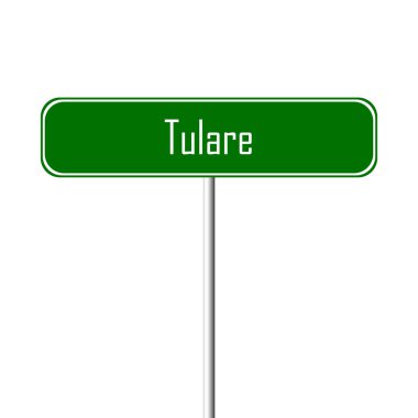 Tulare şehir işareti - yer-adı