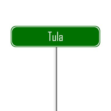 Tula şehir işareti - yer-adı