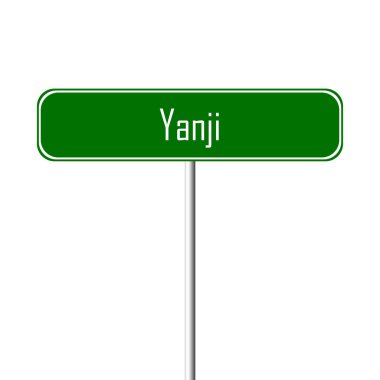 Yanji şehir işareti - yer-adı
