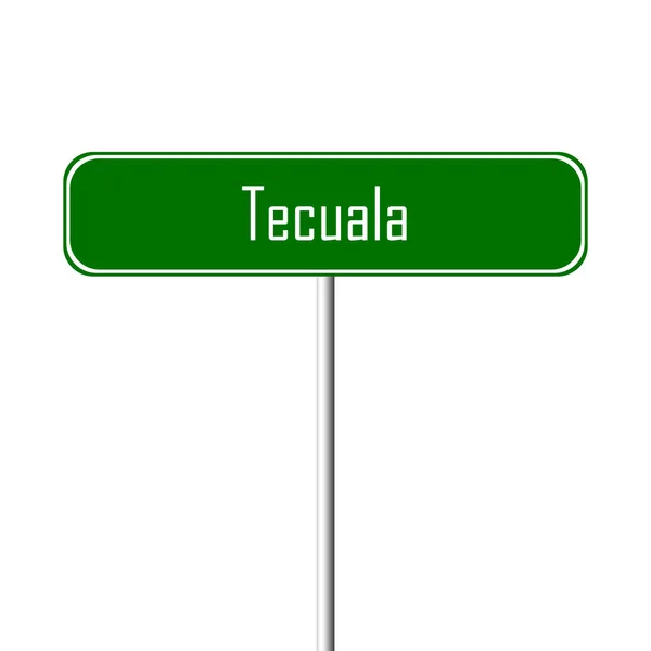 Tecuala 町サイン — ストック写真