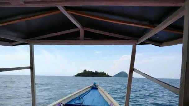 Viagem Barco Lago Kivu Ruanda África — Vídeo de Stock