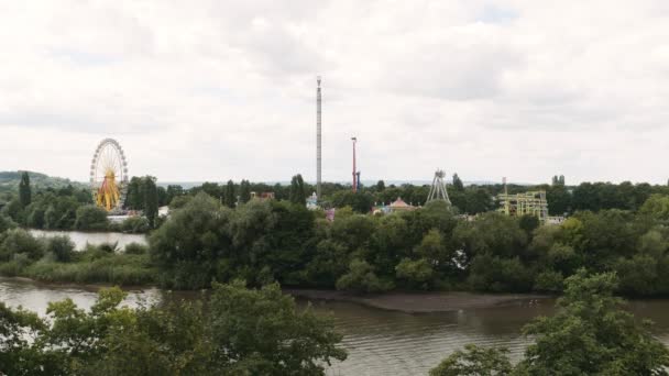 Fiera Volksfest Aschaffenburg Giugno 2018 — Video Stock