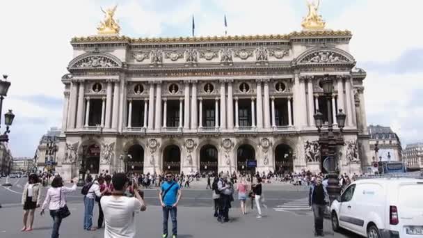 Opera Paris Frankrike — Stockvideo