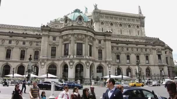 Oper Paris Frankreich — Stockvideo