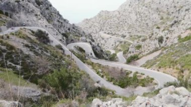Serpentines Yolu, yön sa calobra, mallorca