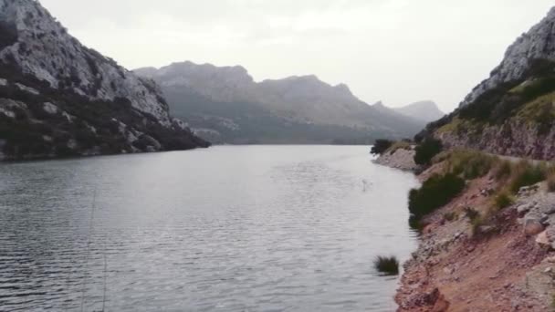 Gorg Blau Lake Mallorca Spanien — Stockvideo