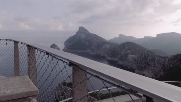 Kaptan Formentor Mallorca Spanya — Stok video