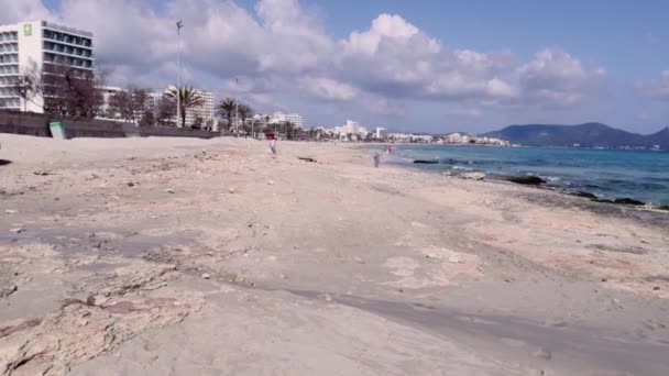 Playa Cala Millor Mallorca — Vídeo de stock