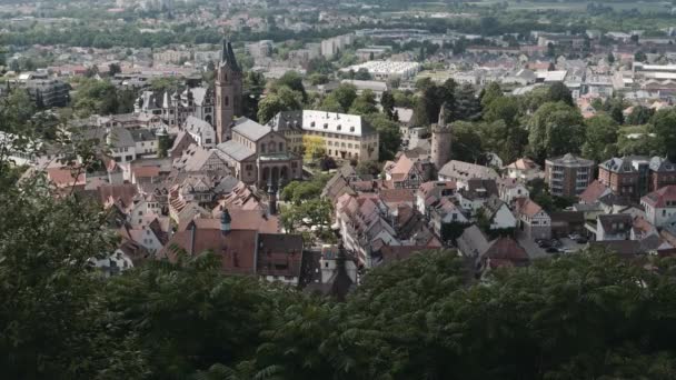 Vista Weinheim Alemanha — Vídeo de Stock