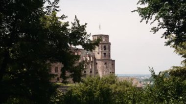 Castle, harabe, Heidelberg, 2018 yaz