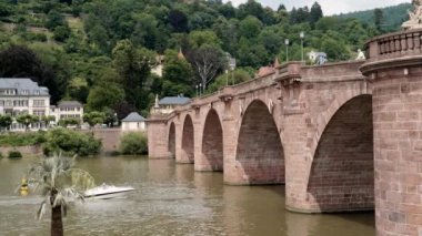 Karl-Theodor-köprü, düşük açılı, Heidelberg, yaz 2018