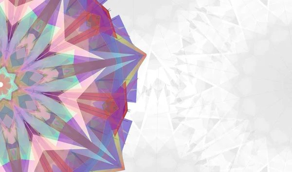 Mandala Muster Illustration Design Hintergrund — Stockfoto